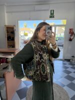 Chaleco estampado étnico multicolor - Imagen 3