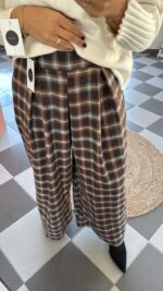 Pantalón ancho cuadros - Imagen 4