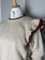 Jersey detalle volante hombros