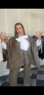 Poncho cuadros - Imagen 6