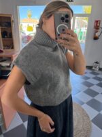 Chaleco lana cuello vuelto - Imagen 6