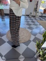 Pantalón ancho cuadros - Imagen 5