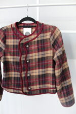 Chaqueta cuadros talla única