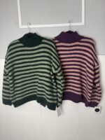 Jersey rayas cuello alto