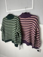 Jersey rayas cuello alto - Imagen 3