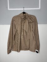 Blusa cuadros lazada