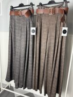 Pantalón pinzas cuadros - Imagen 2