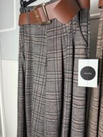 Pantalón pinzas cuadros - Imagen 4