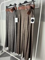 Pantalón pinzas cuadros - Imagen 5