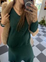 Jersey de lana cuello pico - Imagen 2