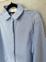 Camisa básica azul - Imagen 3