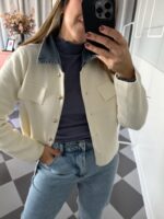 Cárdigan cuello vaquero