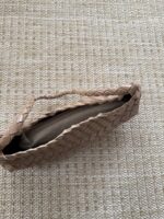 Bolso de piel trenzado taupe - Imagen 4