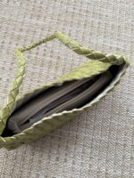 Bolso de piel trenzado lima - Imagen 3