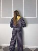 Pantalón tejano cuadros - Imagen 2