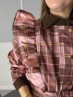 Gabardina corta cuadros - Imagen 6