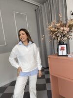 Sudadera con falsa camisa - Imagen 3