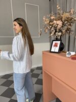 Camisa rayas bordada - Imagen 2