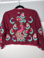 Chaqueta india burdeos - Imagen 2