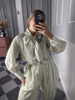 Camisa flores lazada - Imagen 2