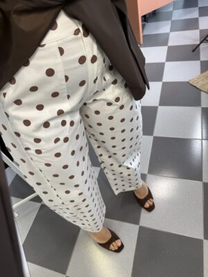 Pantalón ballow lunares