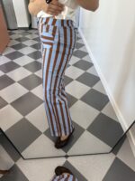 Pantalón rayas marrón y azul - Imagen 3