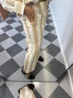Pantalón pinzas vainilla - Imagen 3