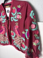 Chaqueta india burdeos - Imagen 4