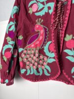 Chaqueta india burdeos - Imagen 3