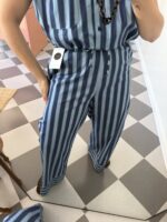 Pantalón rayas cintura engomada - Imagen 3