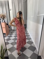 Vestido gasa estampado