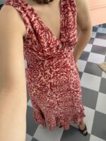 Vestido gasa estampado - Imagen 3