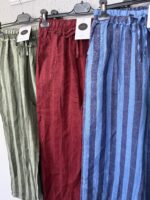 Pantalón lino rayas - Imagen 5