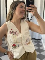 Chaleco bordados