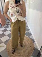 Pantalón bajo flecos - Imagen 4