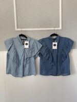Blusa vaquera cruzada