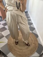 Pantalón satinado bombacho