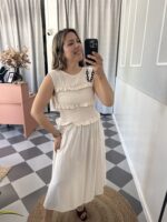 Vestido cuerpo fruncido