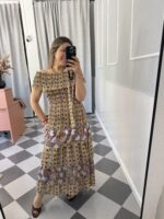 Vestido cuerpo fruncido