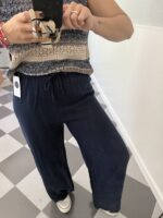 Pantalón básico lino - Imagen 6