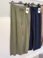 Pantalón básico lino - Imagen 8