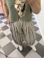 Pantalón rayas bombacho - Imagen 3
