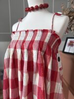Blusa Maxi cuadros - Imagen 3