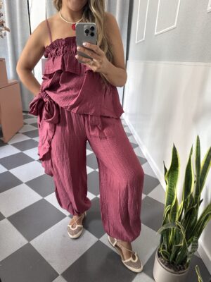 Pantalón detalle fajín