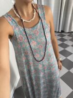 Vestido punto de seda