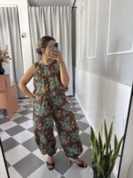 Pantalón estampado cogido - Imagen 3