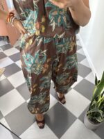 Pantalón estampado cogido - Imagen 2