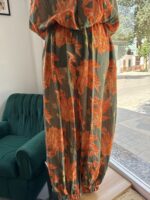 Pantalón estampado cogido - Imagen 4