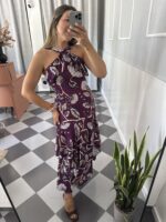 Vestido espalda nido abeja