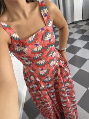 Vestido salmón